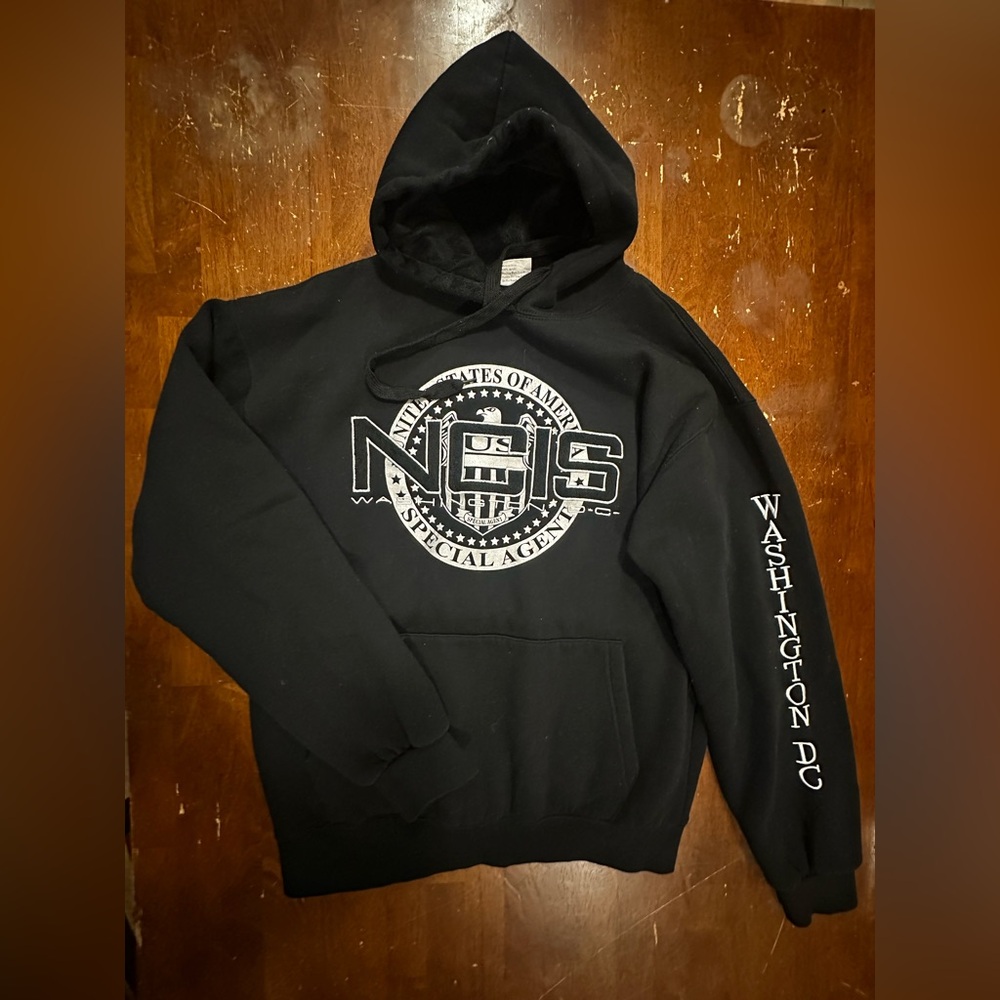 Black Graphic Hoodie
